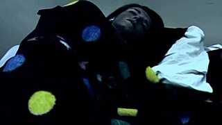 A hot mom in bondage gets fucked by a dildo in her ass