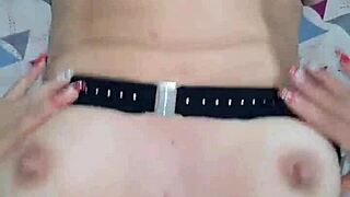 A hot busty blonde in bondage gets fucked