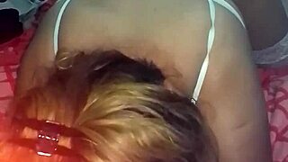Recording Frontal View of Fucking Blonde in Sexy Lingerie
