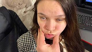 Fucked Stepmother Hard on Desk