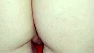 Intense airport WC cumshot on white ass with Amoosinas