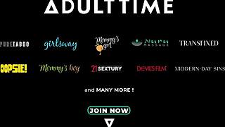 horny milf india summer sucks cock in glory hole massage fantasy