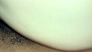 Stepdad and stepdaughter hide their steamy affair from stepmom. They sneak hot sex every night.