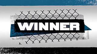 Blonde milf takes big cock in fishnet ring