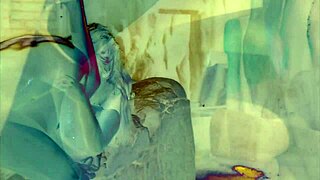 Blonde Milf Fucked Hard In Golden High Heels