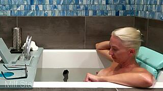 Shaving pussy with Stella feels amazing