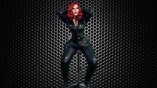 Granny Black Widow in Cosplay Pounds Avenger with Creampie