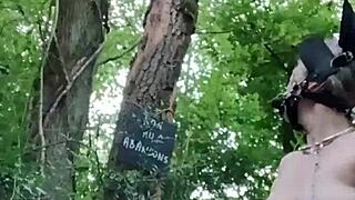 2024 09 04 Esclave F La Ponygirl Dominated in Forest