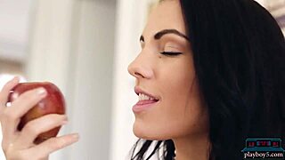 Hey, Czech milf babe Sapphira A strips sensually for Playboy! 🔥