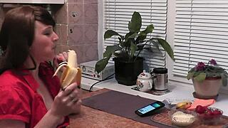Sexy Milf Frina Sucks Cock with Intense Blowjob Cumshot