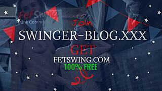 In fetswing diaries, naughtya j moon licks gary's big balls and squirts.