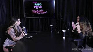 Best moments of charlottye in private chat with raphaela savanah.