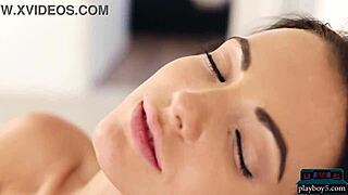 Hey, Czech milf babe Sapphira A strips sensually for Playboy! 🔥