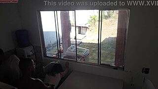 Corno, uh, deaf husband washes dishes while wife screws!