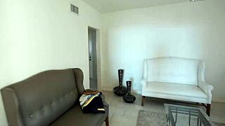 hot cougar caught son jerking with her stuff, rides him hard