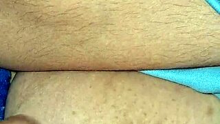 Desi girl flaunts big boobs with nipple close-up action.