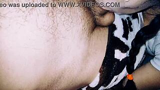 Amateur couple shares intimate homemade moments