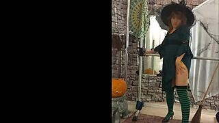 Yo, Hotwife Steffi Witch Sucks Cock in Costume! 🧙‍♀️