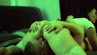 i give my milf cunnilingus in lingerie and she cums hard