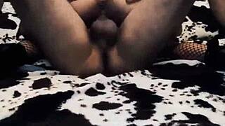 Wife Rides Cowgirl in Erotic Mesh Bodysuit – Anal Thrills!