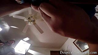 Desperate amateurs Paige and Khandi get wild in pov casting. Big tits and squirting dominate.
