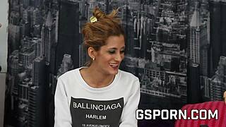 gabriela flores interviewed before machine fuck