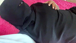 Fatma, are you touching yourself in panties up close?