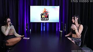 Debora Andrade and Vitoria Beatriz share sensual moments in lingerie outdoors