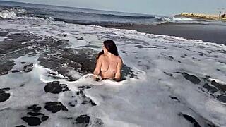 Stepmom Requests Stepson for Nude Beach Photo Shoot?