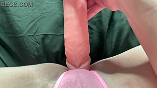 italian milf artemisia love moans in hot solo dildo play