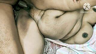 Desi Indian wife gets slammed hard by neighbor boys.