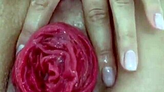 juicy anal prolapse gets extreme close-up play. destroyed milf asshole gapes wide open.