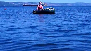 hey, ever tried banging on a boat in volga-river?