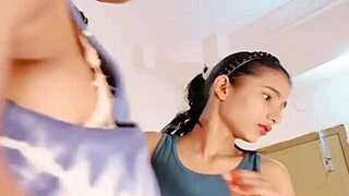 Two wives enjoy great threesome ffm with Uttaran20