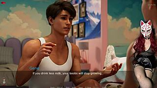 Hey, check out Ms Denvers ep 35 with the stepsister in see-through fishnets and big tits