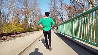 staged leggings rip turns into a daring public flashing prank.
