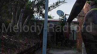 Melody Radford Leaked Micro Bikini Twerking and Pole Dancing Outdoors