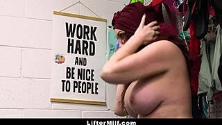 Hey, milf shoplifter, why steal food from our store? - LifterMilf