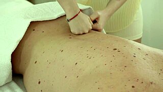 Milf Gives Oiled Handjob And Cum On Tits!