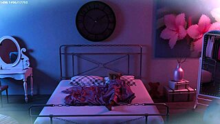 stepson teases big tits stepmom in lingerie and stockings