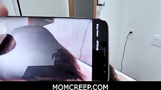 Stepson Meets Stepmom In Bathroom For Doggy Style Bone Session