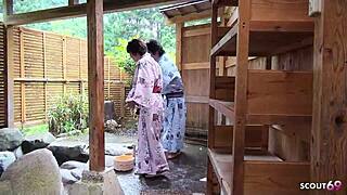 Japanese Geisha Sucks at Spa During Soapy Massage, Uncensored Jav Action!