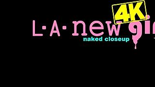 Stunning Girl Shows Her Body on Sofa