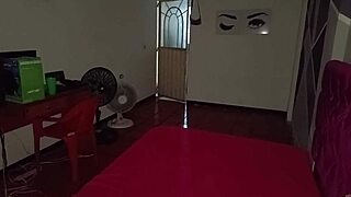 I Catch Stepsister In Milf's Room And Enter To Fuck Her Tight Virgin Pussy