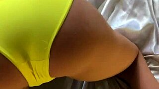 i couldn't resist using sex toy next to my milf stepmom in bed