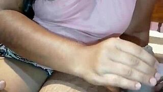 Indian Step Mom Gives Son Epic Handjob to Make Him Cum