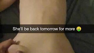 Cheating milf wife gets bred and creampied on Snapchat! 😈