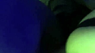 sexy phat booty in black lingerie gets smashed in garage