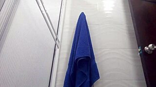 Caught on Camera Peeing in Public Mall Bathroom