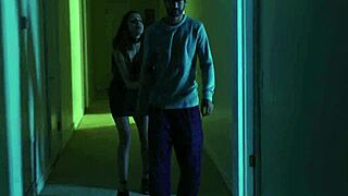 foster daughter vanna bardot begs stepdad to keep quiet. she rides hard to seal the deal.